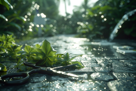 Sécateurs et Gestion des Eaux Pluviales : L’Outil Inattendu pour Optimiser vos Jardins Urbains